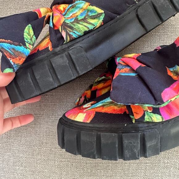 NWOT: Farm Rio Cashew Platform Mule - Picture 5 of 7